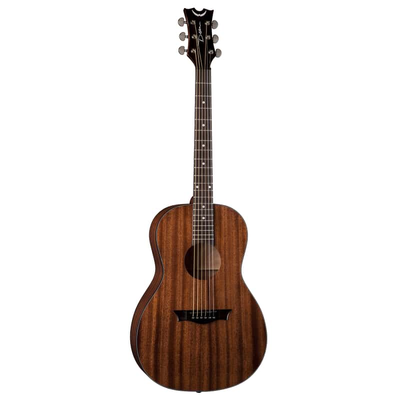 Dean Exhibition Thin Body Acoustic-Electric, Mahogany, Black Satin,EX –  Wire Meets Wood Guitars