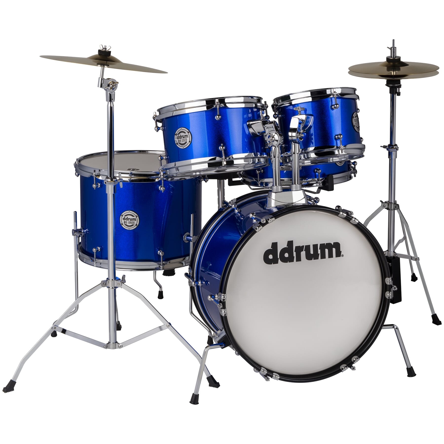D1 Junior  Cobalt Blue Complete drum set with cymbals