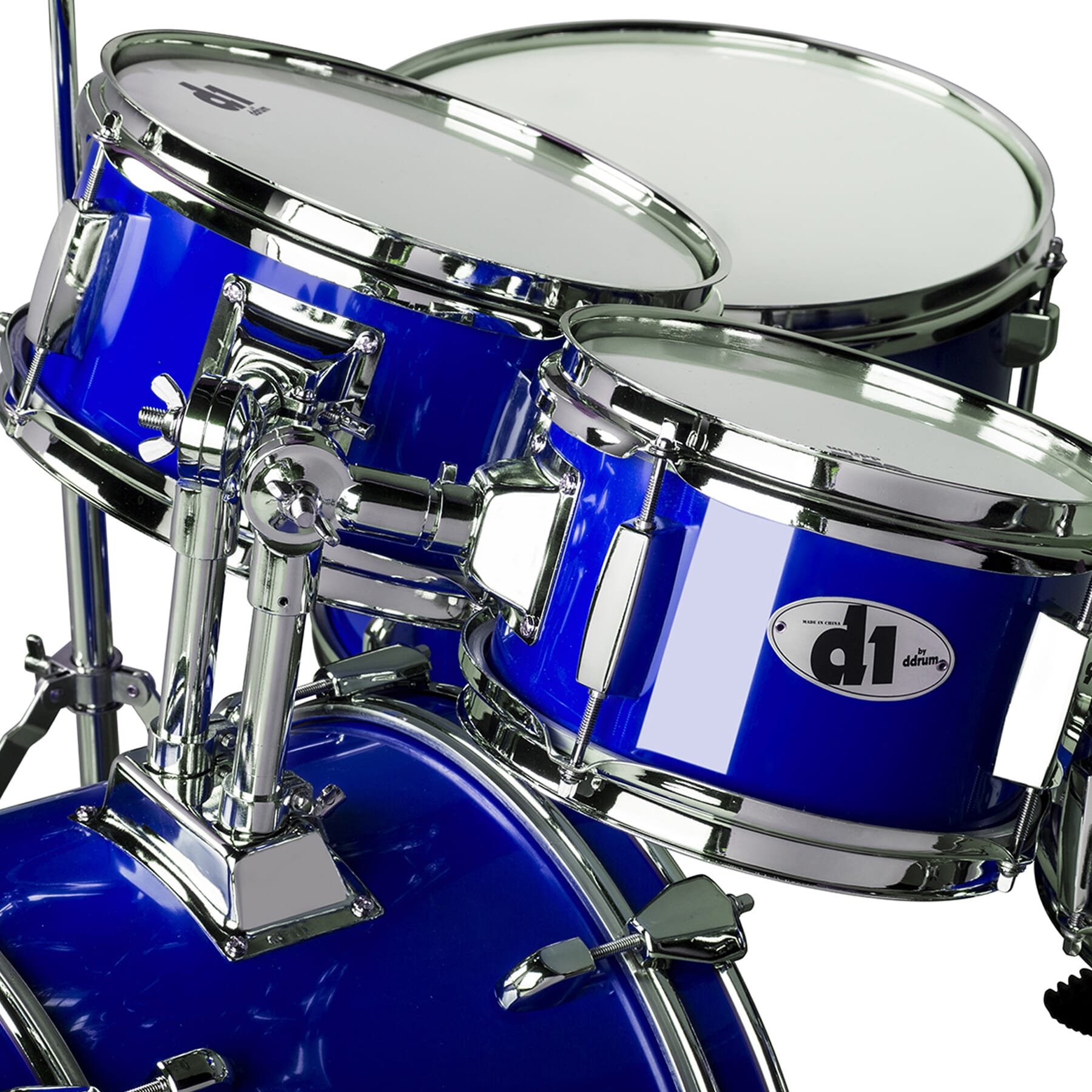 D1 Junior - Police blue - Complete drum set with cymbals | ddrum