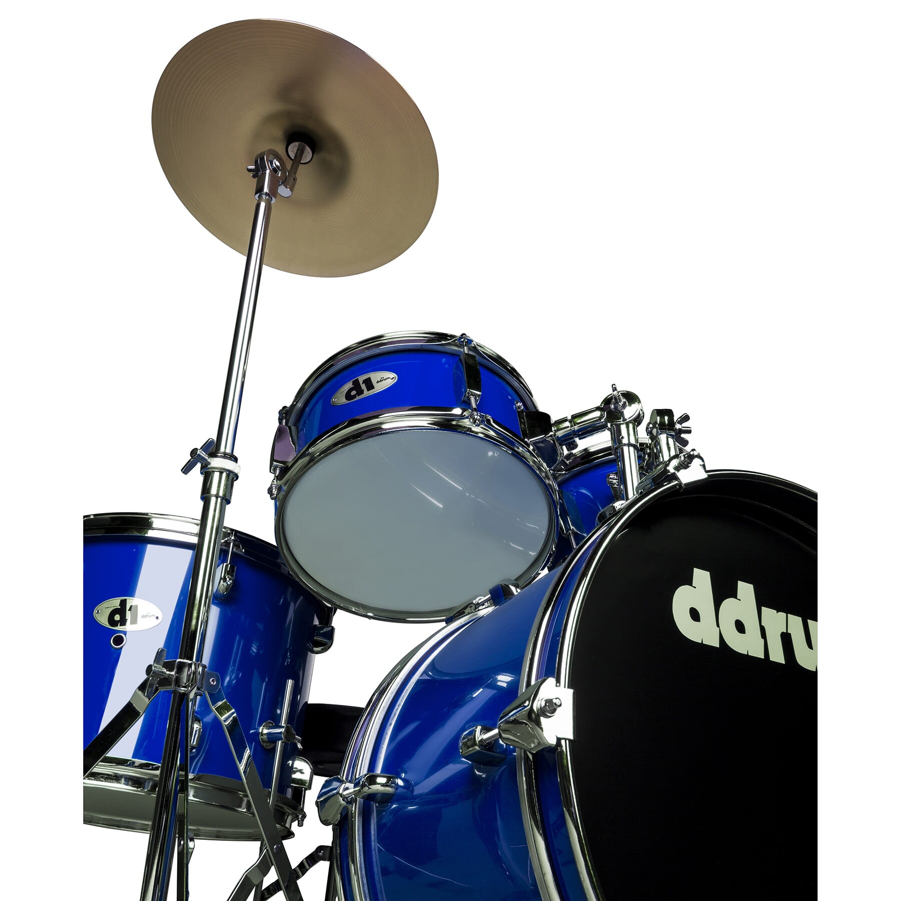 D1 Junior Police blue Complete drum set with cymbals ddrum