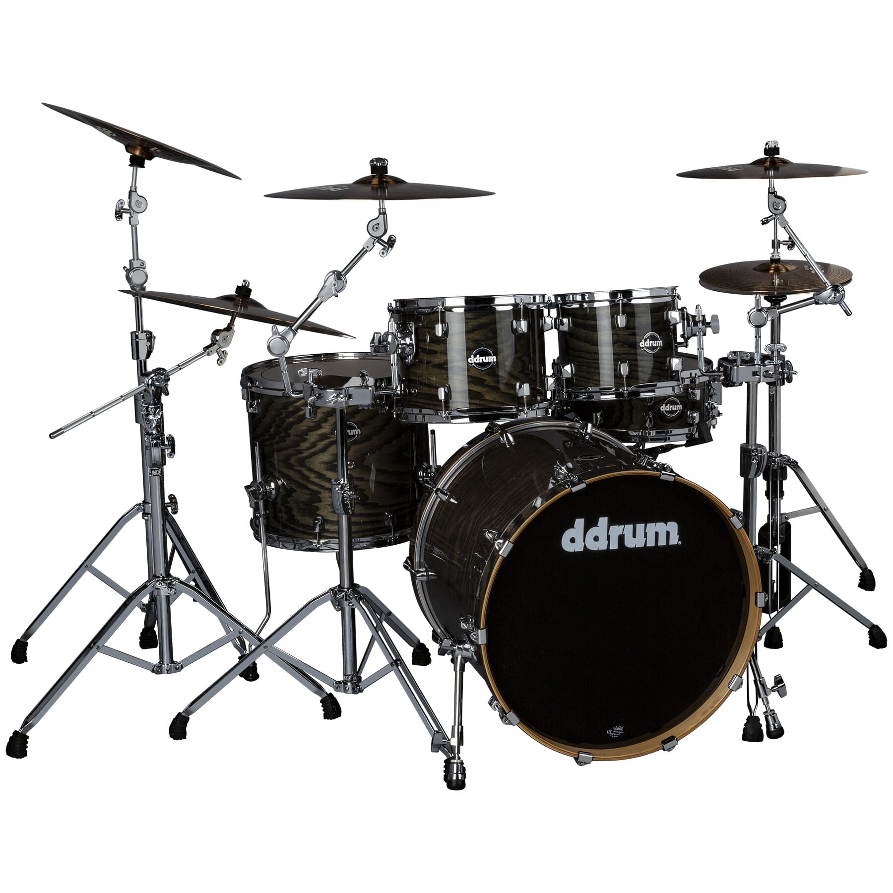 Dominion Birch 5pc Shell Pack with Ash Veneer Transparent Black