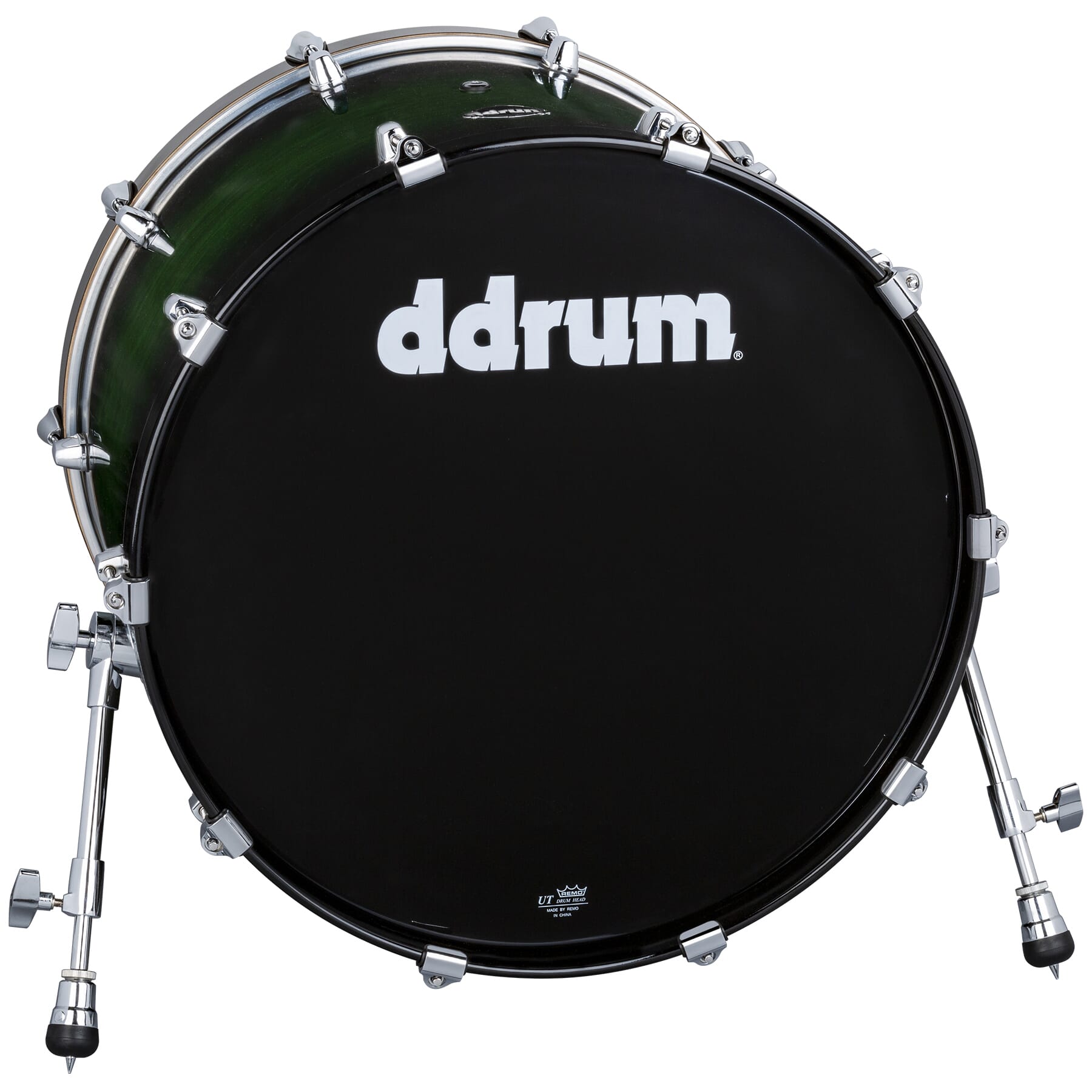 Dominion Series Bass Drum 18x22 Green Burst 