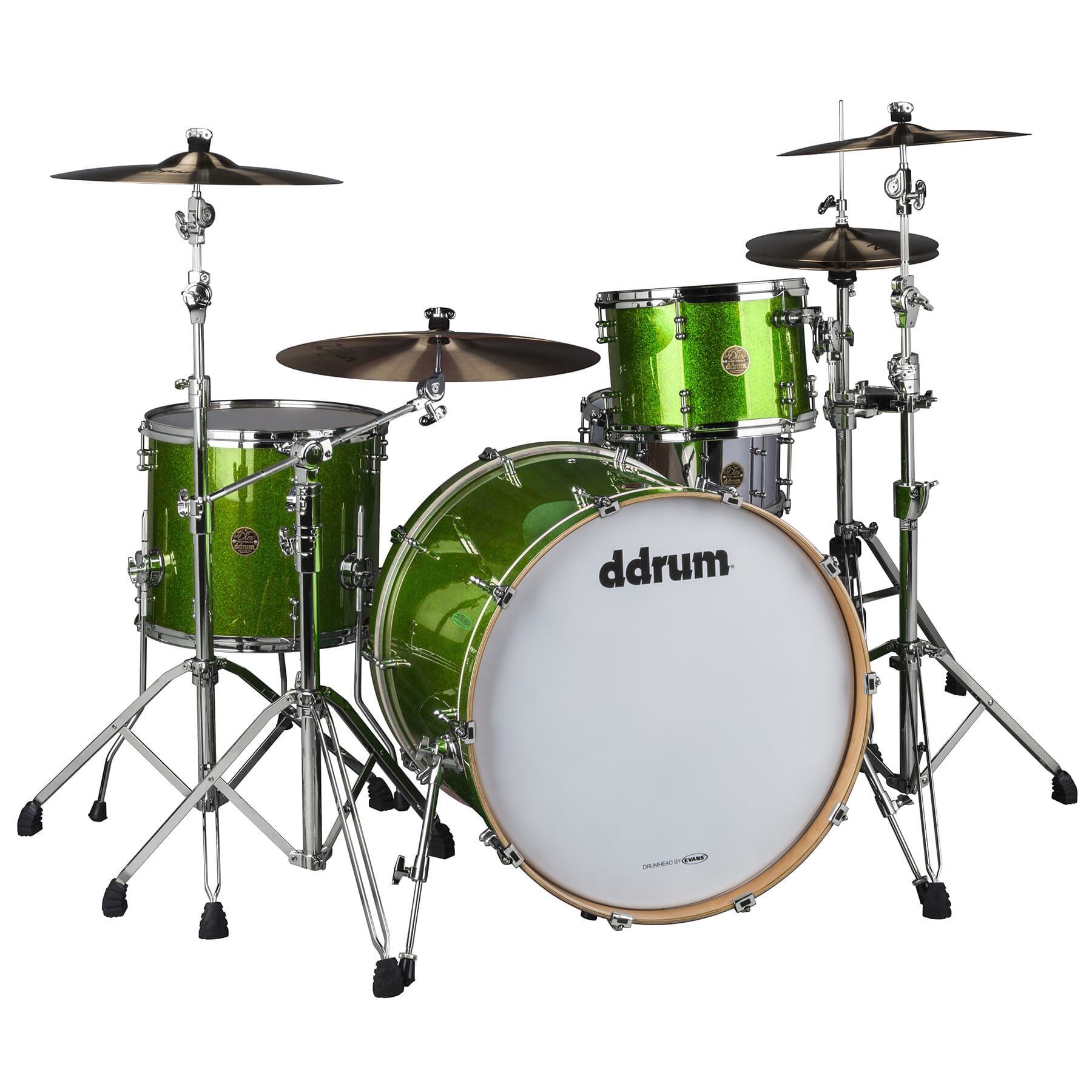 Dios Maple 3pc  Emerald Green Sparkle Shell Pack