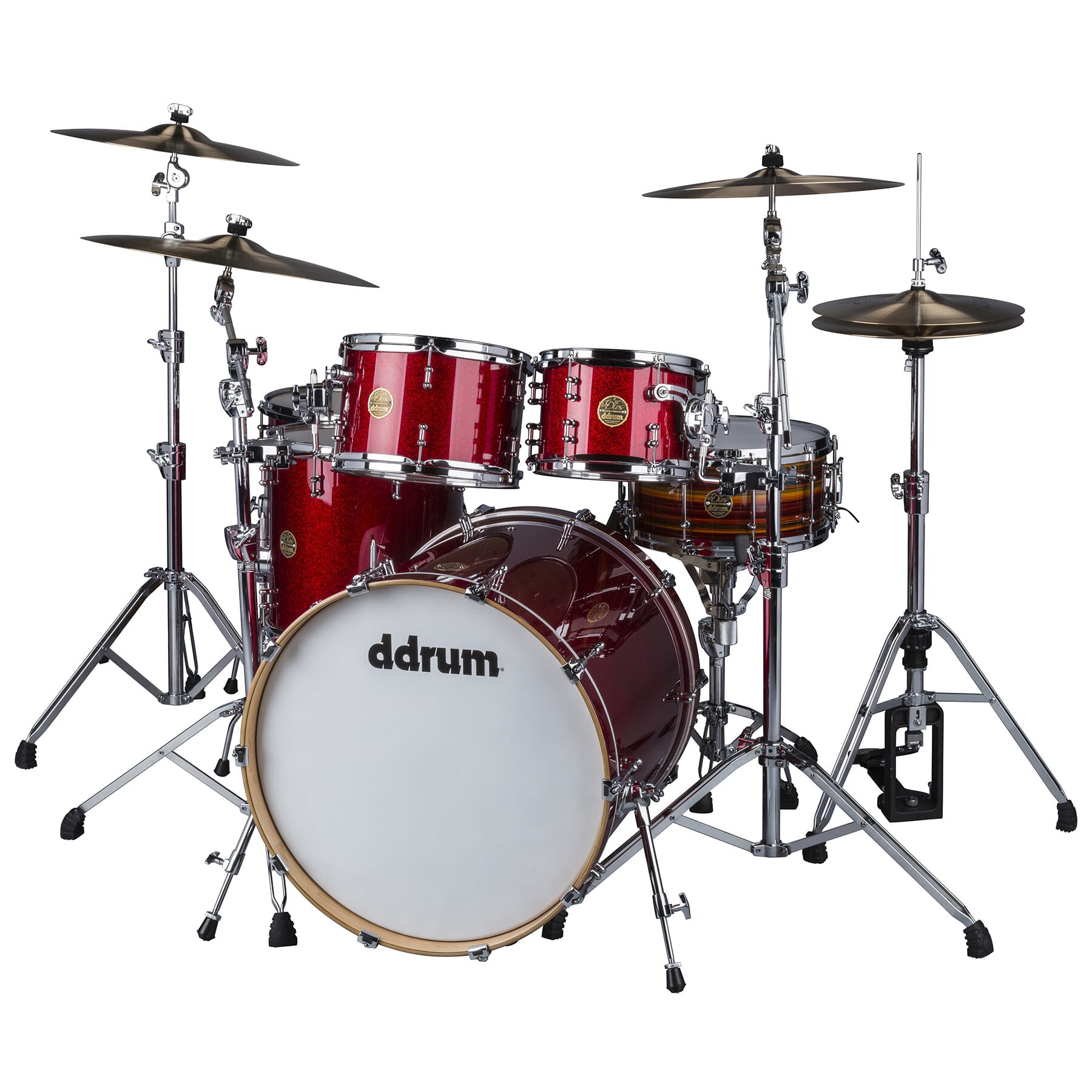 Dios Maple 5pc Red Cherry Sparkle Shell Pack | ddrum