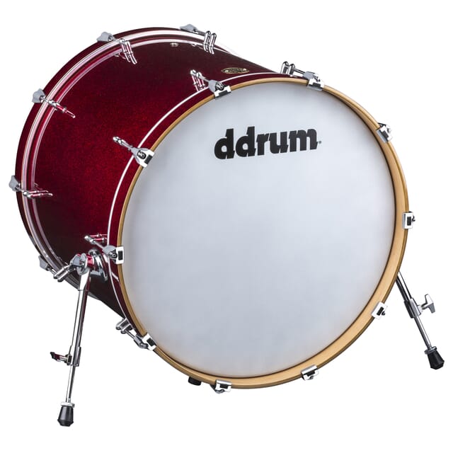 Dios Maple 20x20 Bass Drum Red Spkl