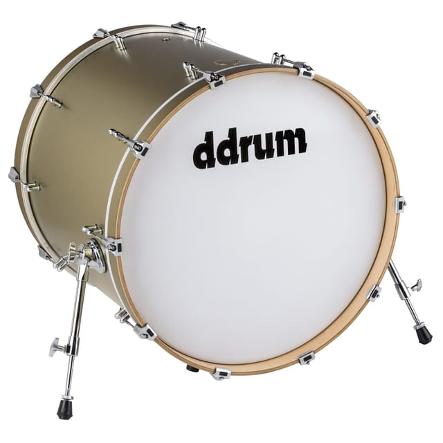 Dios Maple 20x22 Bass Drum Satin Gold