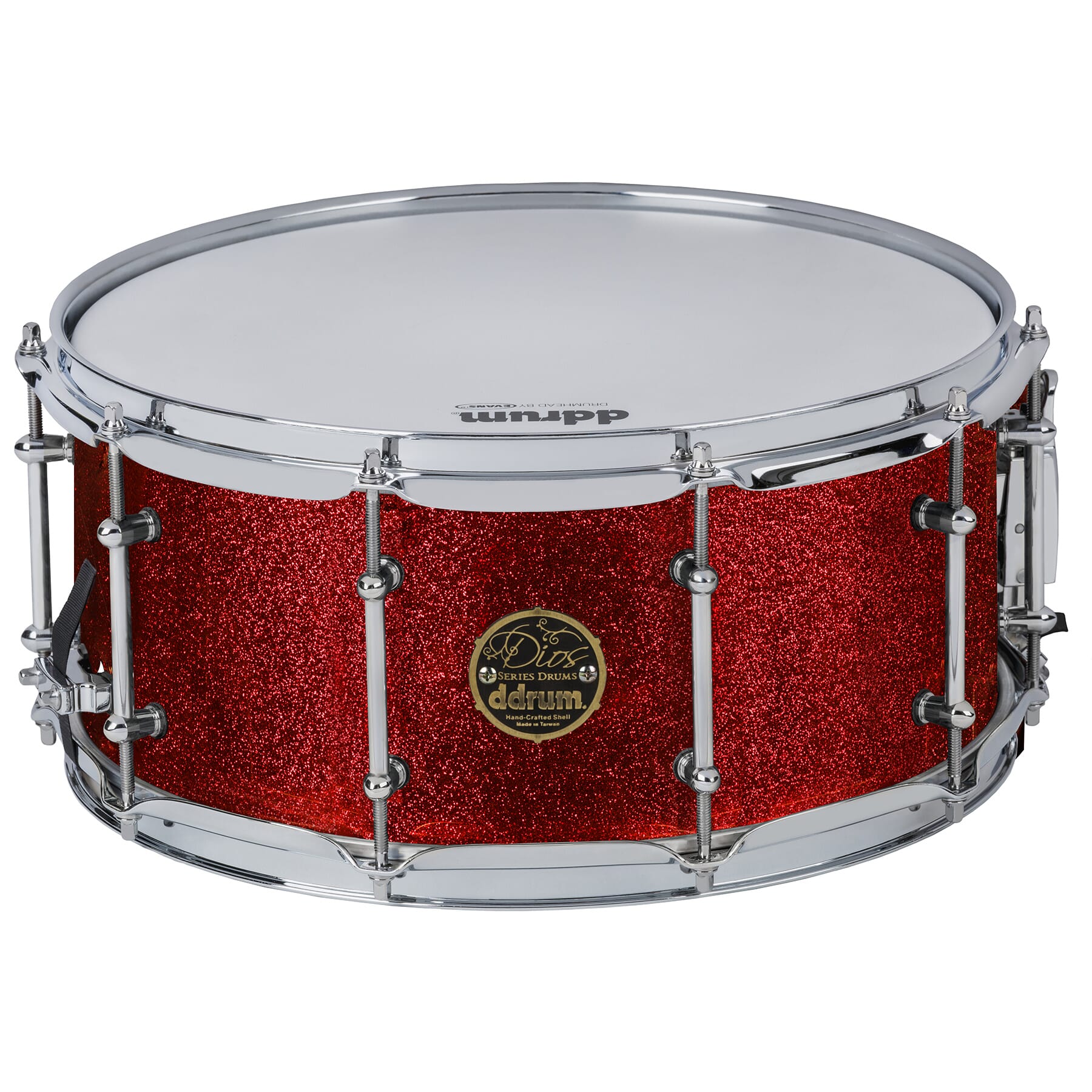 Dios Series Maple 6.5x14 Red Cherry Sparkle Snare Drum