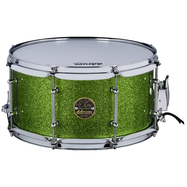 Dios Maple 7x13 Snare Green Sparkle