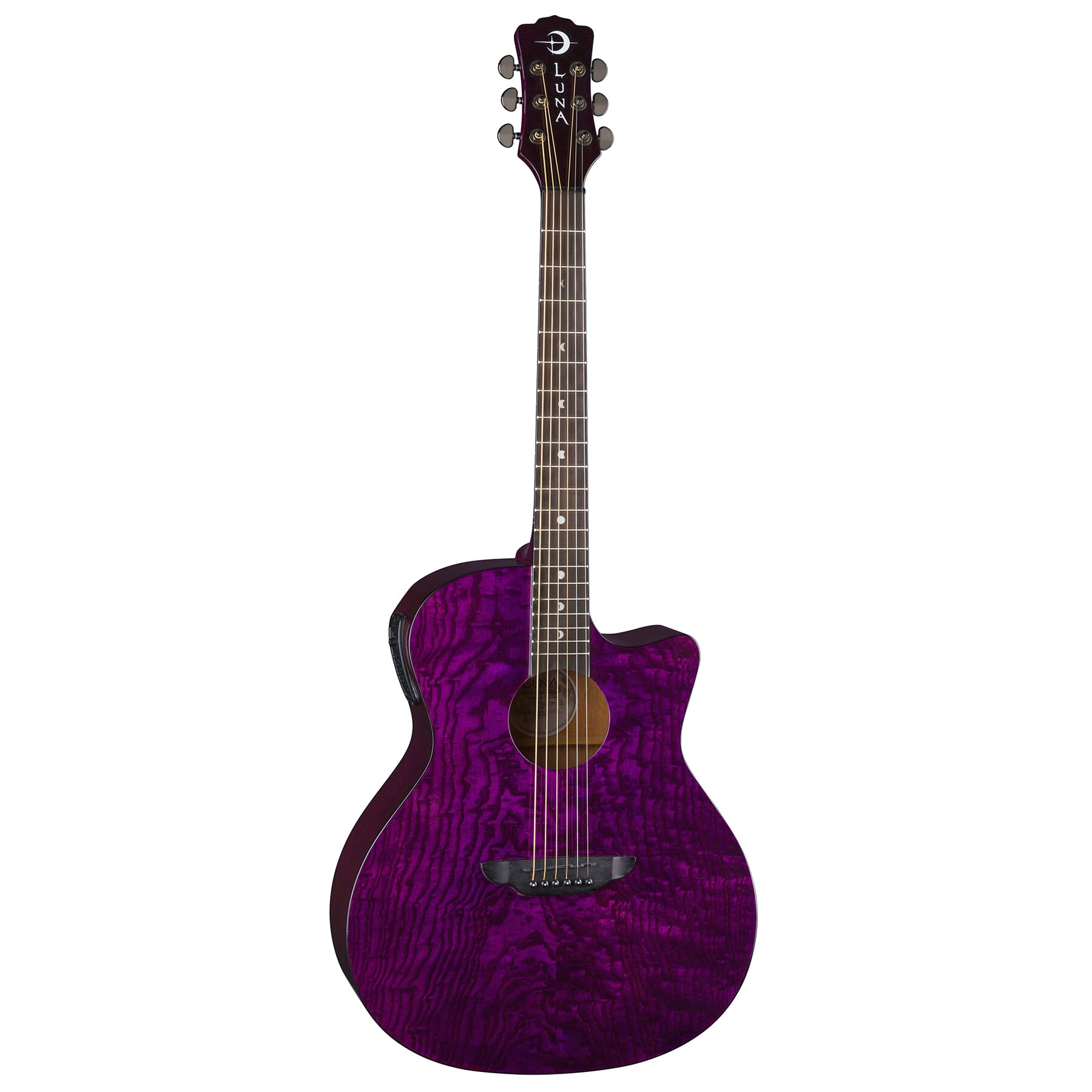 Purple acoustic guitar store for beginners