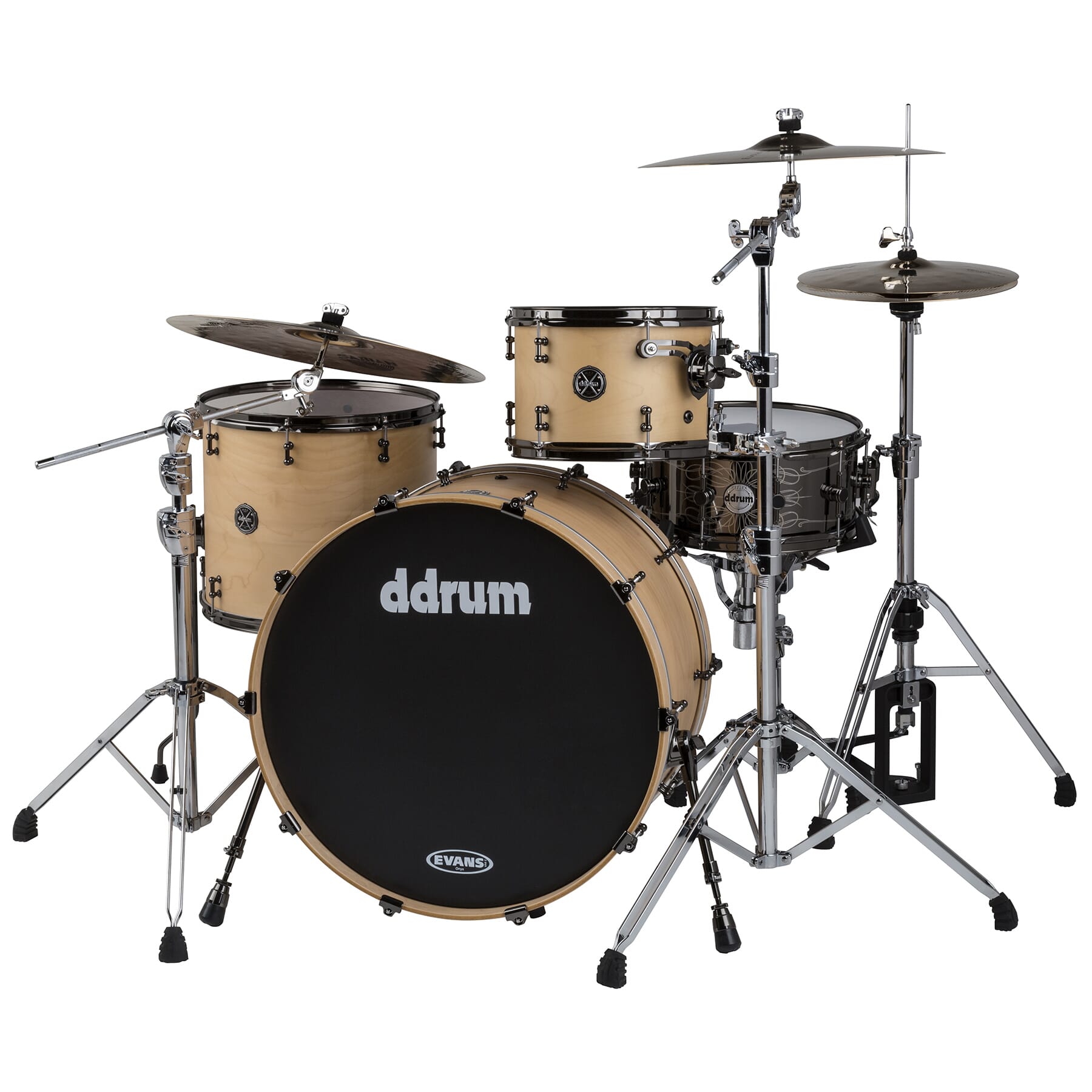 M.A.X 3pc Satin Natural 22 inch bass drum Shell Pack ddrum