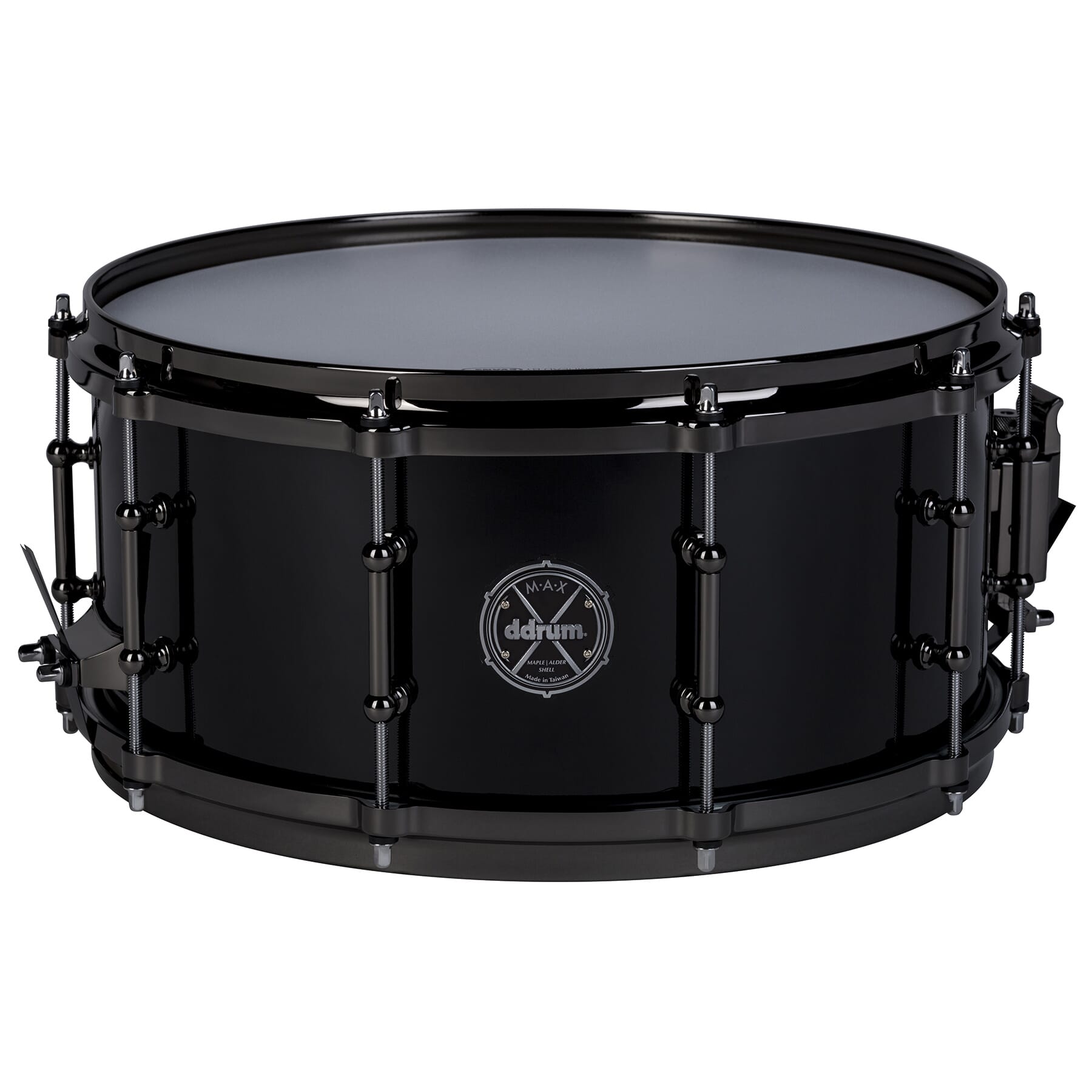 MAX series 6.5x14 snare drum PIano Black