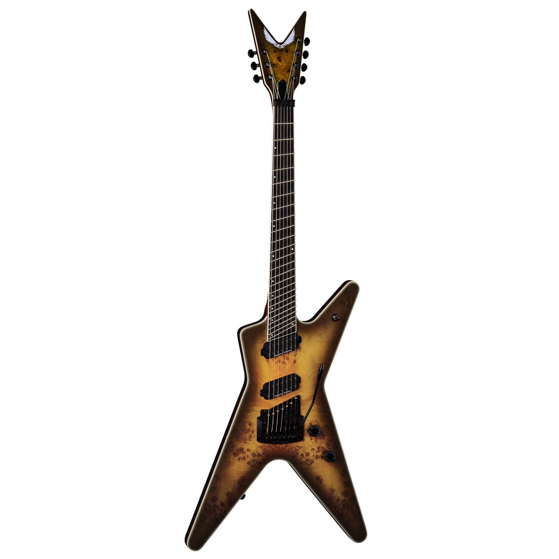 ML Select 7 String Multiscale Kahler Burled Maple SNBB | Dean Guitars