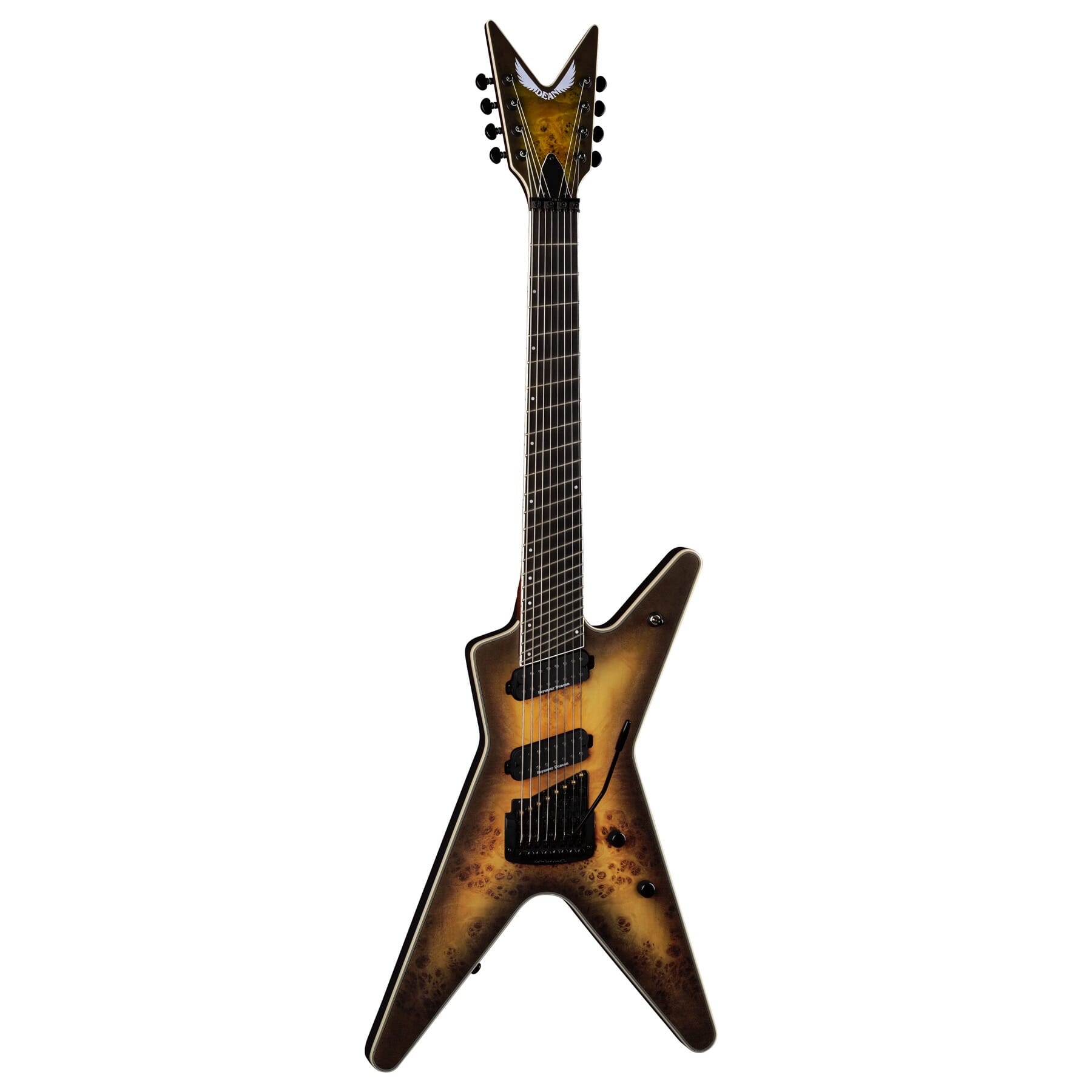ML Select 8 String Multiscale Kahler Burled Maple SNBB | Dean Guitars