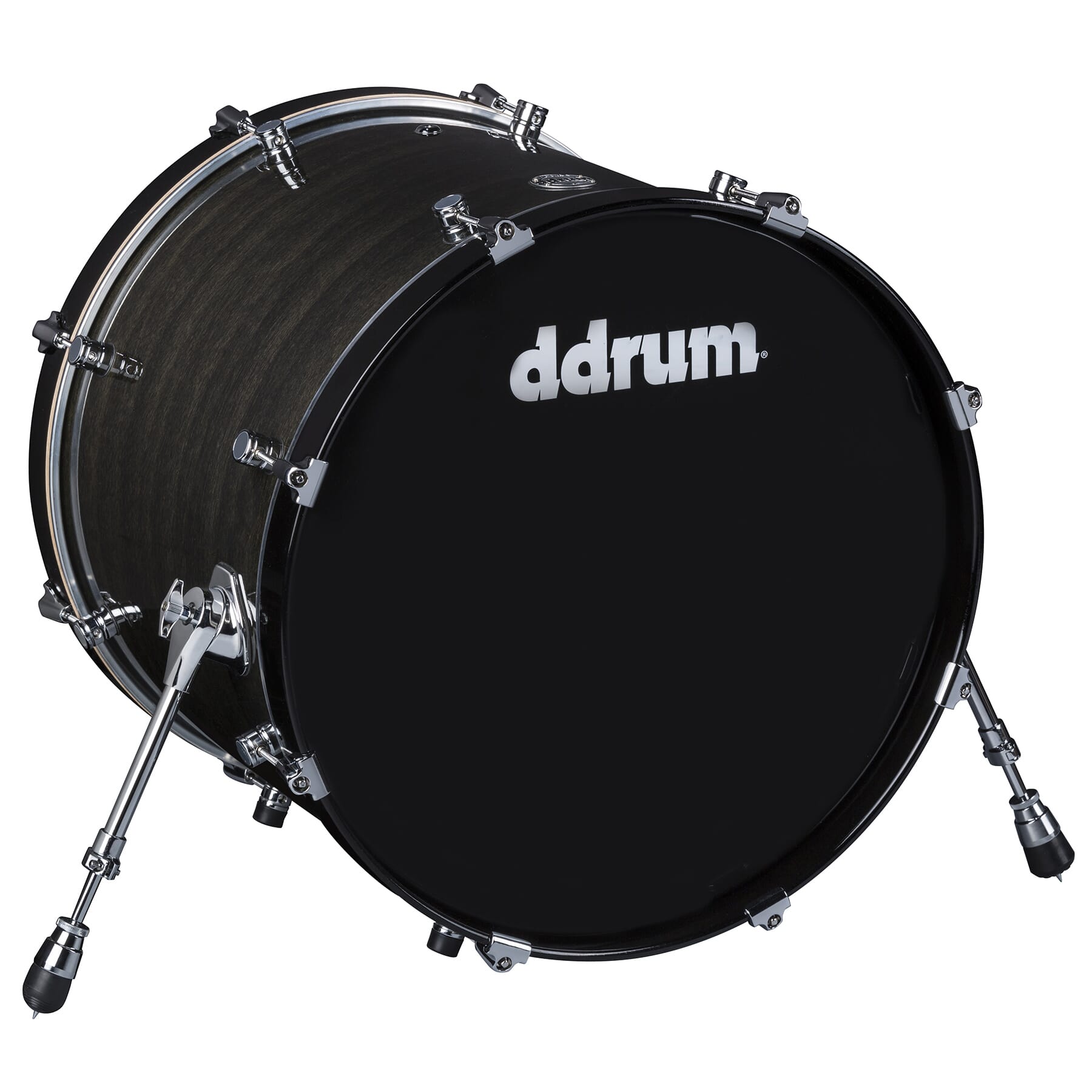 Reflex Series Bass drum 16x22 Trans black lacquer