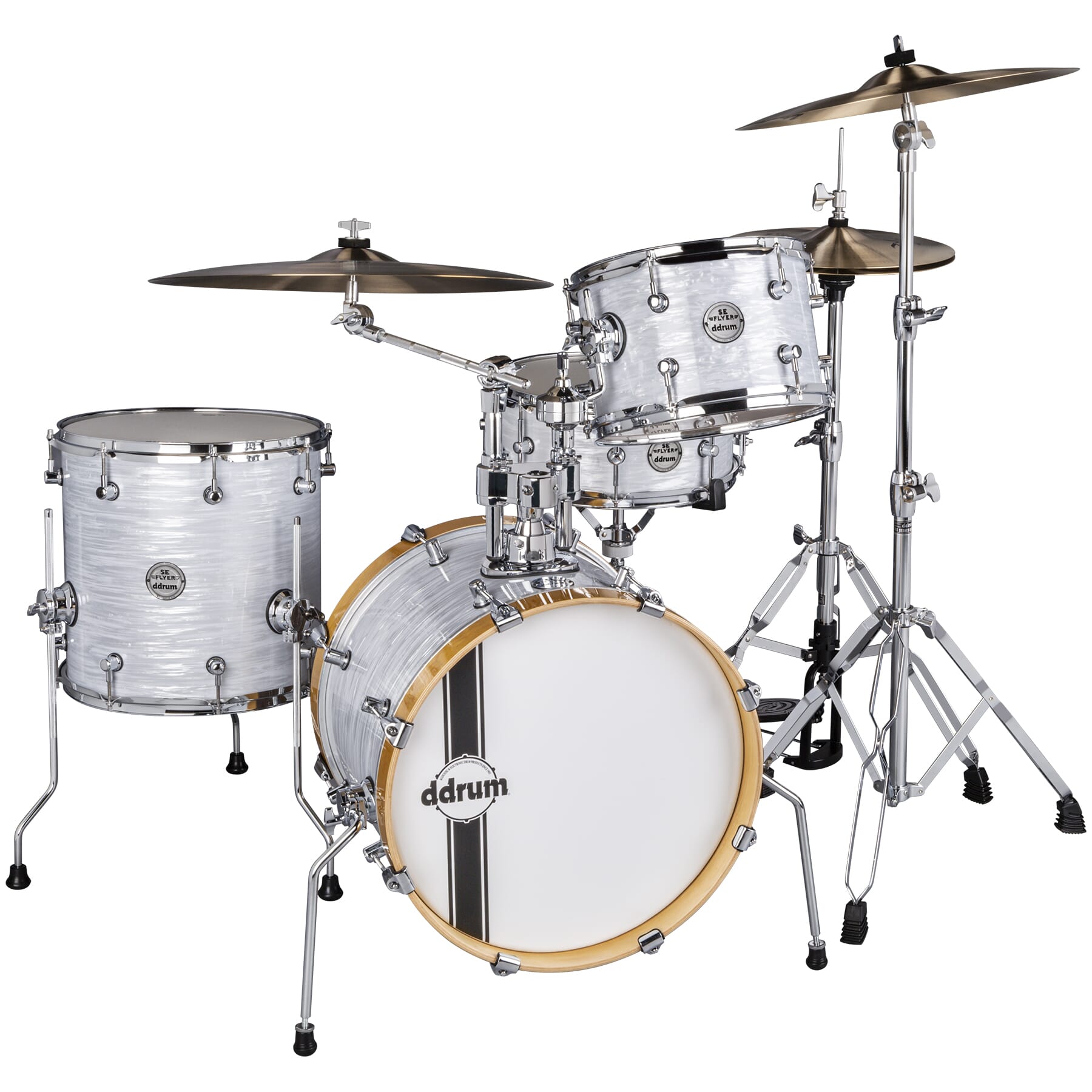 SE Flyer 4pc Shell Pack White Pearl