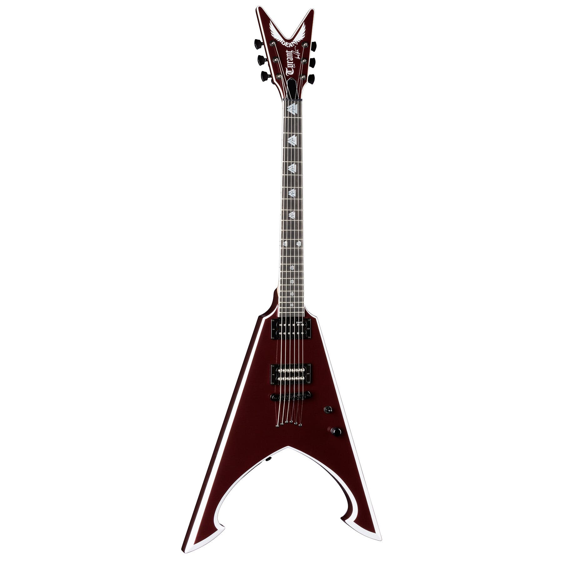 USA Michael Amott Tyrant Burgundy/White | Dean Guitars