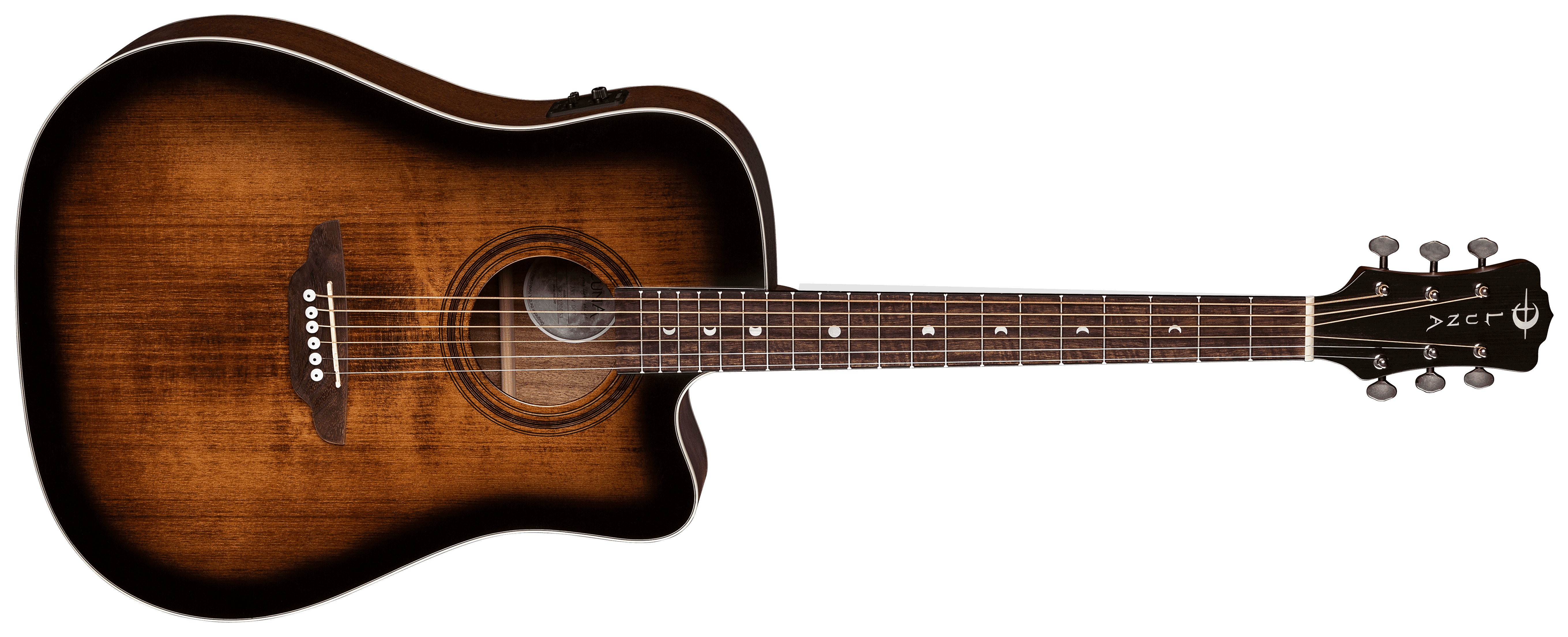 Art Vintage Dreadnought Cutaway A/E - Solid Top | Luna Guitars