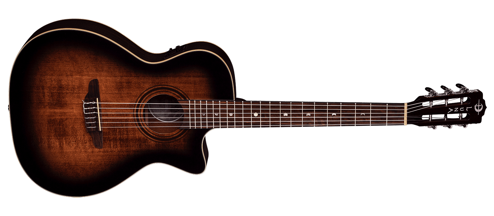 luna nylon string guitar