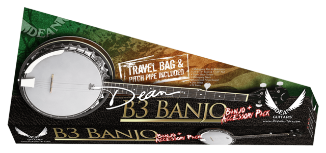 Banjo Pack w/Gig Bag Strap & Pitch Pipe