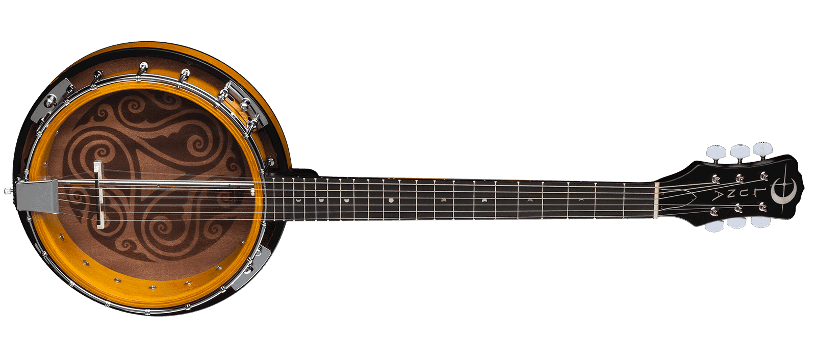 luna six string banjo