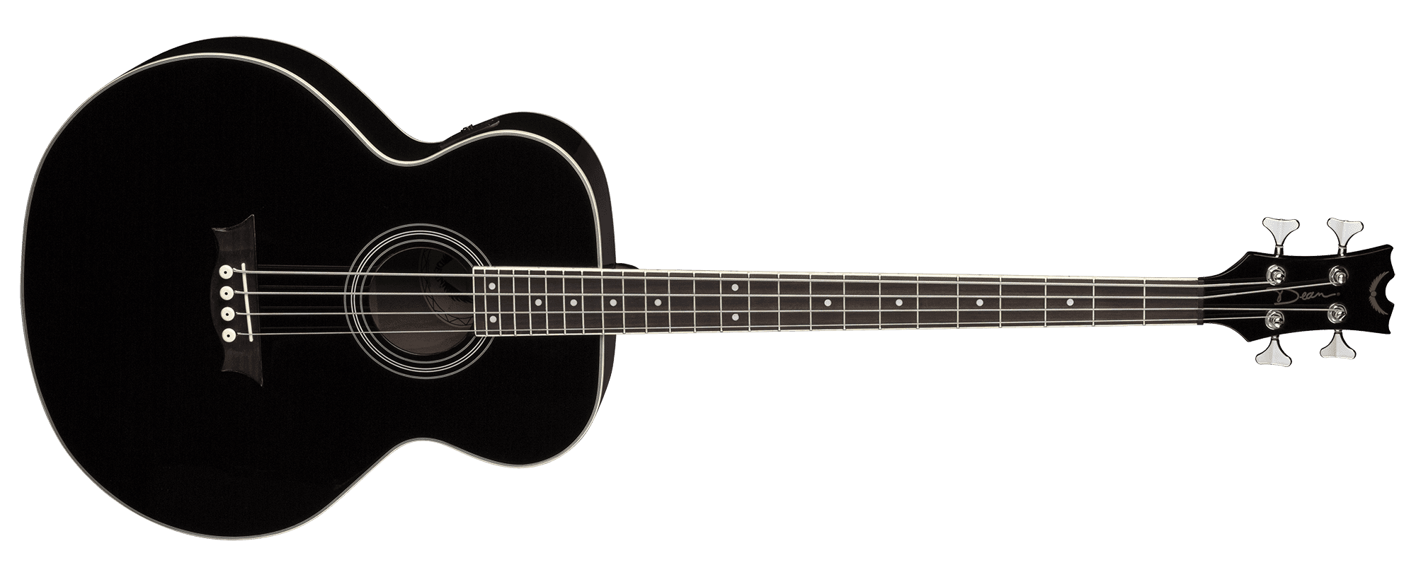 dean acoustic guitar black