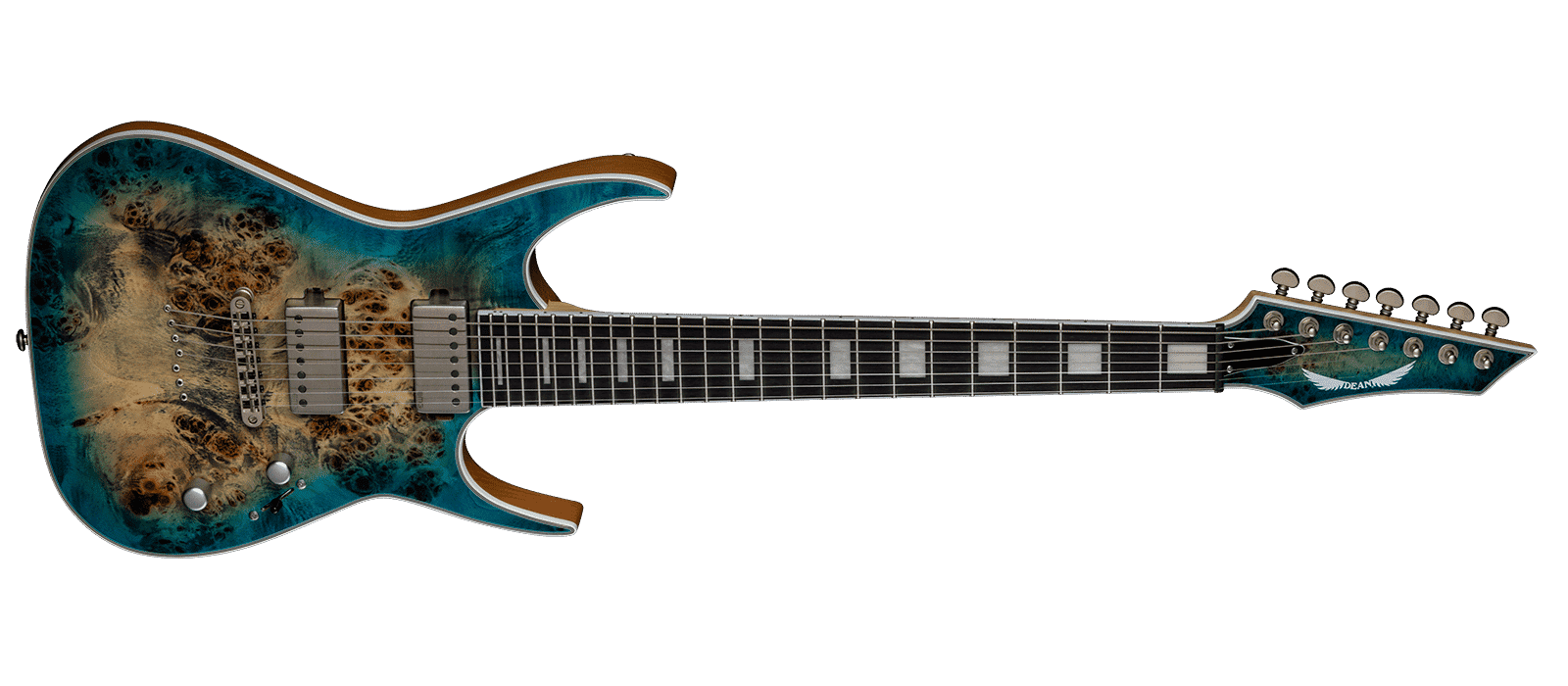 Exile 7 String Burled Poplar Satin 