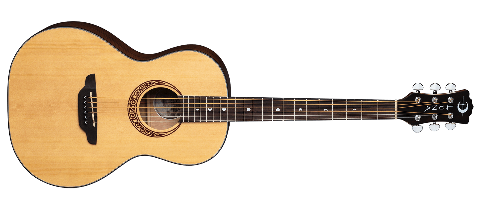 luna gypsy muse parlor acoustic guitar