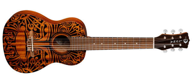 Uke Tribal 6-String Guitarlele - Mahogany