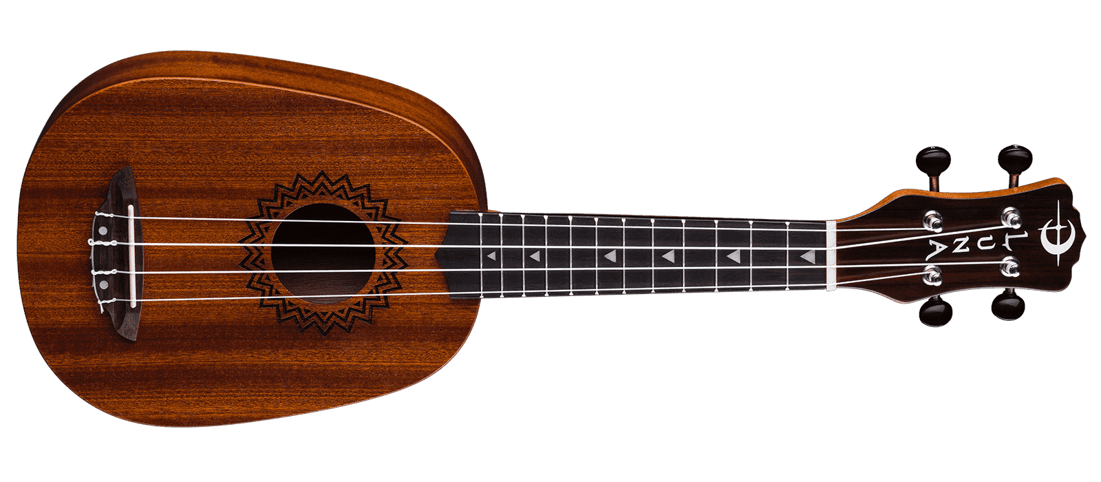 リュンヌページ Uke Vintage Mahogany Pineapple | Luna Guitars