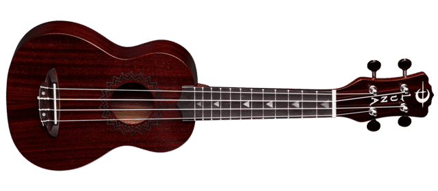 Uke Vintage Mahogany Soprano - Red Satin | Luna Guitars Uke Vintage Mahogany Soprano - Red Satin | Luna Guitars