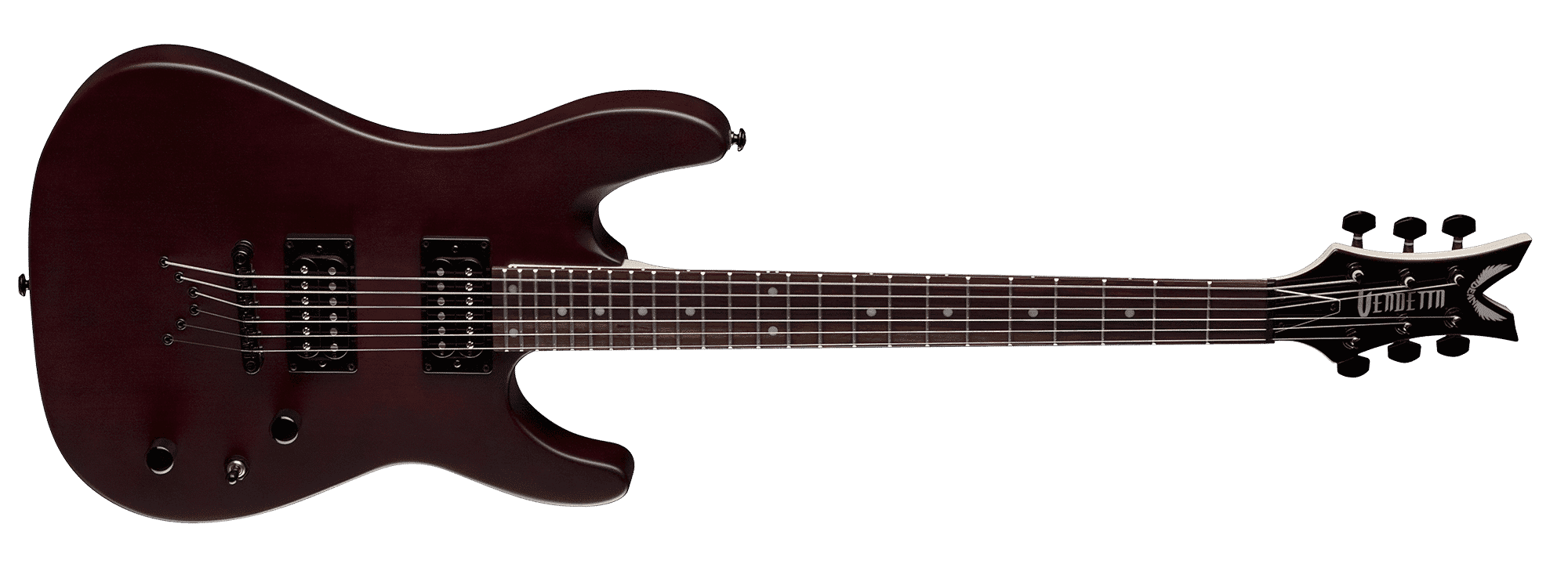 Dean Vendetta 6 cordes classique guitare électrique O 05111415 avec étui 