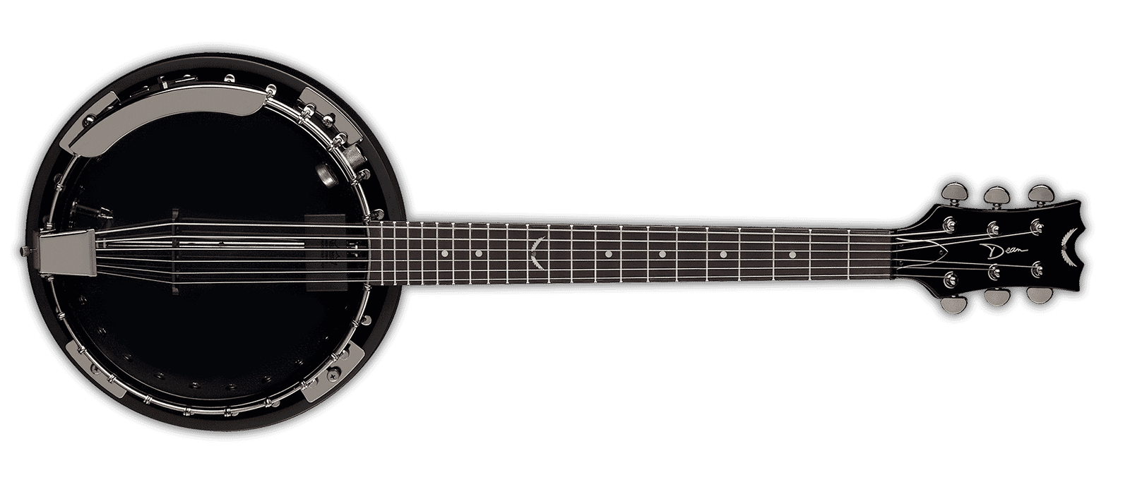 BACKWOODS 6 BANJO W/PICKUP BLACK CHROME | Dean Guitars