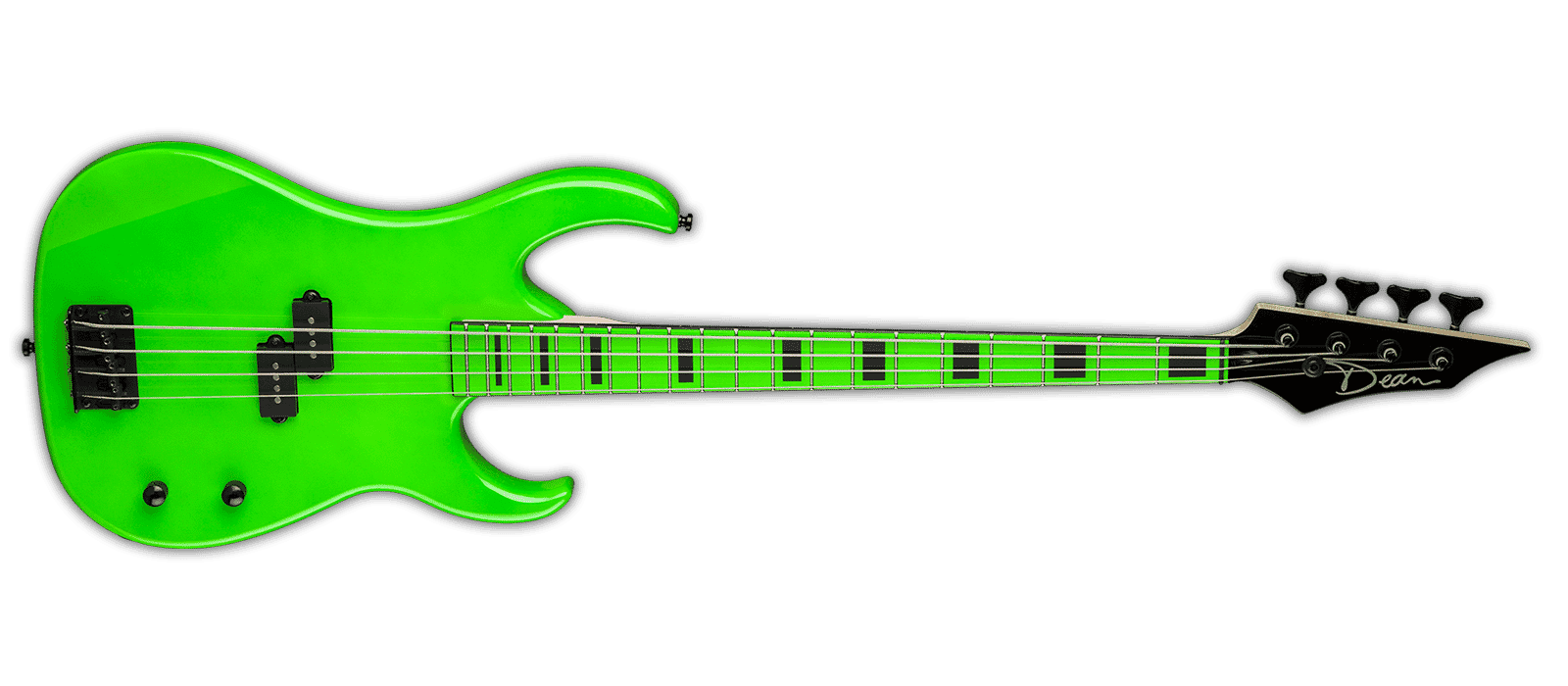 CUSTOM ZONE BASS - NUCLEAR GREEN | Dean Guitars